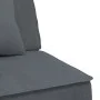 L-förmiges Schlafsofa aus dunkelgrauem Samt, 255 x 140 x 70 cm von vidaXL, Sofas - Ref: Foro24-3157252, Preis: 410,42 €, Raba...