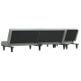 L-shaped light gray velvet sofa bed 255x140x70 cm by vidaXL, Sofas - Ref: Foro24-3157251, Price: 381,61 €, Discount: %