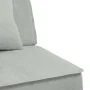 L-förmiges Schlafsofa hellgrauer Samt 255x140x70 cm von vidaXL, Sofas - Ref: Foro24-3157251, Preis: 398,21 €, Rabatt: %