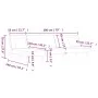 L-förmiges Schlafsofa hellgrauer Samt 255x140x70 cm von vidaXL, Sofas - Ref: Foro24-3157251, Preis: 398,21 €, Rabatt: %
