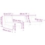 L-shaped light gray velvet sofa bed 255x140x70 cm by vidaXL, Sofas - Ref: Foro24-3157251, Price: 381,61 €, Discount: %