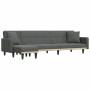 L-förmiges Schlafsofa aus dunkelgrauem Stoff, 275 x 140 x 70 cm von vidaXL, Sofas - Ref: Foro24-3157233, Preis: 437,91 €, Rab...