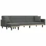 L-shaped sofa bed dark gray fabric 275x140x70 cm by vidaXL, Sofas - Ref: Foro24-3157233, Price: 441,35 €, Discount: %