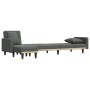 L-förmiges Schlafsofa aus dunkelgrauem Stoff, 275 x 140 x 70 cm von vidaXL, Sofas - Ref: Foro24-3157233, Preis: 437,91 €, Rab...