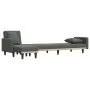 L-shaped sofa bed dark gray fabric 275x140x70 cm by vidaXL, Sofas - Ref: Foro24-3157233, Price: 441,35 €, Discount: %