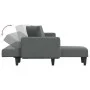 L-shaped sofa bed dark gray fabric 275x140x70 cm by vidaXL, Sofas - Ref: Foro24-3157233, Price: 441,35 €, Discount: %