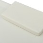 Tumbona de exterior con dosel y almohada blanco crema de vidaXL, Tumbonas - Ref: Foro24-48077, Precio: 91,98 €, Descuento: %