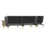 L-shaped sofa bed dark gray fabric 279x140x70 cm by vidaXL, Sofas - Ref: Foro24-3157212, Price: 458,25 €, Discount: %