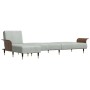 L-shaped sofa bed light gray velvet 279x140x70 cm by vidaXL, Sofas - Ref: Foro24-3157215, Price: 497,59 €, Discount: %
