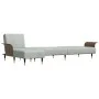 L-shaped sofa bed light gray velvet 279x140x70 cm by vidaXL, Sofas - Ref: Foro24-3157215, Price: 482,43 €, Discount: %