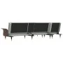 L-shaped sofa bed light gray velvet 279x140x70 cm by vidaXL, Sofas - Ref: Foro24-3157215, Price: 482,43 €, Discount: %