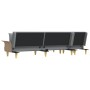 L-shaped light gray fabric sofa bed 279x140x70 cm by vidaXL, Sofas - Ref: Foro24-3157211, Price: 420,80 €, Discount: %