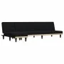 Sofá cama en forma de L tela negro 255x140x70 cm by vidaXL, Sofas - Ref: Foro24-3157228, Price: 425,82 €, Discount: %