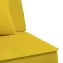Sofá cama en forma de L terciopelo amarillo 255x140x70 cm de vidaXL, Sofás - Ref: Foro24-3157255, Precio: 373,25 €, Descuento: %