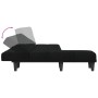 Sofá cama en forma de L tela negro 255x140x70 cm von vidaXL, Sofas - Ref: Foro24-3157228, Preis: 392,85 €, Rabatt: %
