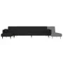 Sofá cama en forma de L terciopelo negro 275x140x70 cm by vidaXL, Sofas - Ref: Foro24-3157209, Price: 499,20 €, Discount: %