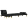 Sofá cama en forma de L tela negro 255x140x70 cm von vidaXL, Sofas - Ref: Foro24-3157249, Preis: 393,67 €, Rabatt: %