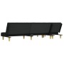 Sofá cama en forma de L tela negro 255x140x70 cm von vidaXL, Sofas - Ref: Foro24-3157249, Preis: 393,67 €, Rabatt: %