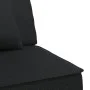 Sofá cama en forma de L tela negro 255x140x70 cm by vidaXL, Sofas - Ref: Foro24-3157249, Price: 394,48 €, Discount: %