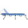Extra hohe Senioren-Klappliege aus Aluminium in Blau von vidaXL, Liegen - Ref: Foro24-47912, Preis: 163,20 €, Rabatt: %