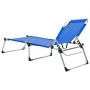 Extra hohe Senioren-Klappliege aus Aluminium in Blau von vidaXL, Liegen - Ref: Foro24-47912, Preis: 163,20 €, Rabatt: %