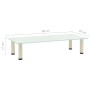 Mueble para TV de vidrio templado esmerilado 80x35x17 cm