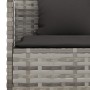 L-förmiges Gartensofa mit grauen synthetischen Rattankissen von vidaXL, Outdoor-Sofas - Ref: Foro24-362337, Preis: 264,40 €, ...