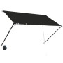 Toldo retráctil con LED gris antracita 250x150 cm de vidaXL, Toldos - Ref: Foro24-145917, Precio: 53,89 €, Descuento: %
