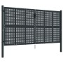 Anthrazitgraues Gartentor aus Stahl 300x175 cm von vidaXL, Gartentore - Ref: Foro24-154567, Preis: 584,99 €, Rabatt: %