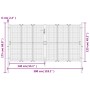 Anthrazitgraues Gartentor aus Stahl 300x175 cm von vidaXL, Gartentore - Ref: Foro24-154567, Preis: 584,99 €, Rabatt: %