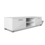 Weißes Hochglanz-TV-Möbel 120x40,5x35 cm von vidaXL, TV-Möbel - Ref: Foro24-243041, Preis: 103,42 €, Rabatt: %