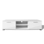 Weißes Hochglanz-TV-Möbel 120x40,5x35 cm von vidaXL, TV-Möbel - Ref: Foro24-243041, Preis: 103,42 €, Rabatt: %