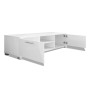 Weißes Hochglanz-TV-Möbel 120x40,5x35 cm von vidaXL, TV-Möbel - Ref: Foro24-243041, Preis: 103,42 €, Rabatt: %