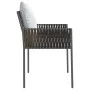 Gartenstühle und Kissen 6 Stück braunes synthetisches Rattan 54x61x83cm von vidaXL, Gartenstühle - Ref: Foro24-3187088, Preis...