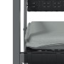 Garden chairs with 6 black synthetic rattan cushions, 54x62.5x89 cm by vidaXL, Garden chairs - Ref: Foro24-3187082, Price: 26...