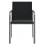 Gartenstühle und -kissen 4 Stück synthetisches Rattan schwarz 56x59x84 cm von vidaXL, Gartenstühle - Ref: Foro24-3187075, Pre...