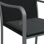 Gartenstühle und -kissen 4 Stück synthetisches Rattan schwarz 56x59x84 cm von vidaXL, Gartenstühle - Ref: Foro24-3187075, Pre...