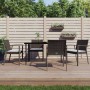 Garden chairs with 4 brown synthetic rattan cushions, 56.5x57x83cm by vidaXL, Garden chairs - Ref: Foro24-3187077, Price: 272...