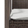 Garden chairs with 4 brown synthetic rattan cushions, 56.5x57x83cm by vidaXL, Garden chairs - Ref: Foro24-3187077, Price: 272...
