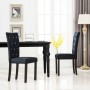 Esszimmerstühle 2 Einheiten aus schwarzem Samt von vidaXL, Essstühle - Ref: Foro24-246486, Preis: 170,36 €, Rabatt: %