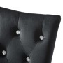 Esszimmerstühle 2 Einheiten aus schwarzem Samt von vidaXL, Essstühle - Ref: Foro24-246486, Preis: 170,36 €, Rabatt: %