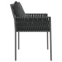 Sillas jardín y cojines 6 uds ratán sintético negro 54x61x83 cm de vidaXL, Sillas de jardín - Ref: Foro24-3187090, Precio: 48...