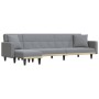 L-förmiges Schlafsofa aus hellgrauem Stoff, 275 x 140 x 70 cm von vidaXL, Sofas - Ref: Foro24-3157232, Preis: 410,96 €, Rabat...