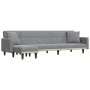 Sofá cama en forma de L tela gris claro 275x140x70 cm de vidaXL, Sofás - Ref: Foro24-3157232, Precio: 437,04 €, Descuento: %
