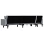 L-förmiges Schlafsofa aus hellgrauem Stoff, 275 x 140 x 70 cm von vidaXL, Sofas - Ref: Foro24-3157232, Preis: 410,96 €, Rabat...