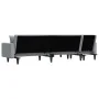 Sofá cama en forma de L tela gris claro 275x140x70 cm de vidaXL, Sofás - Ref: Foro24-3157232, Precio: 437,04 €, Descuento: %