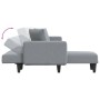 L-förmiges Schlafsofa aus hellgrauem Stoff, 275 x 140 x 70 cm von vidaXL, Sofas - Ref: Foro24-3157232, Preis: 410,96 €, Rabat...