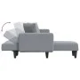 Sofá cama en forma de L tela gris claro 275x140x70 cm de vidaXL, Sofás - Ref: Foro24-3157232, Precio: 437,04 €, Descuento: %