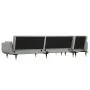 L-shaped sofa bed light gray velvet 275x140x70 cm by vidaXL, Sofas - Ref: Foro24-3157206, Price: 454,03 €, Discount: %