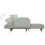 L-förmiges Schlafsofa aus hellgrauem Samt, 275 x 140 x 70 cm von vidaXL, Sofas - Ref: Foro24-3157206, Preis: 454,03 €, Rabatt: %